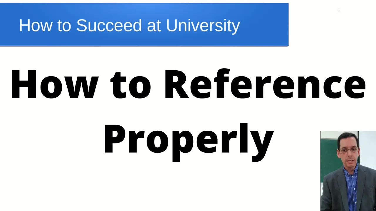 How to Reference and Cite Properly thumbnail